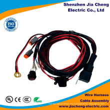 Conjunto de cable del arnés de cables del conector LED